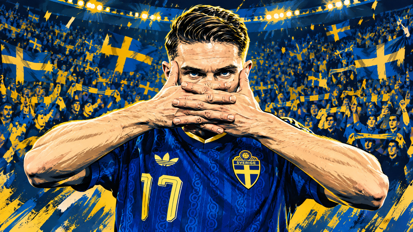 Viktor Gyökeres Målgest